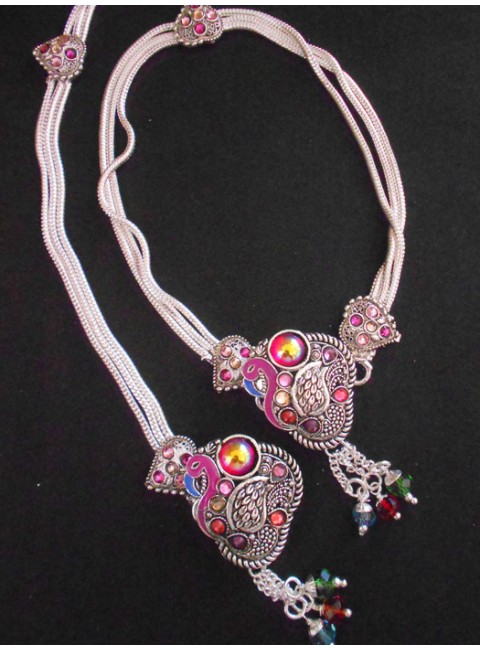 Meena Silver Anklet