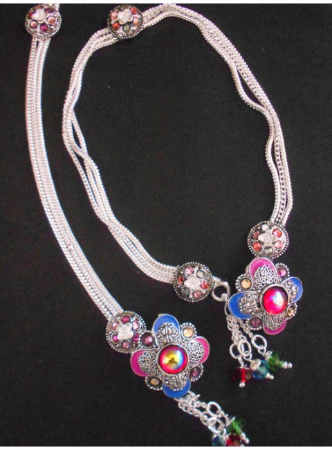 Meena Silver Anklet