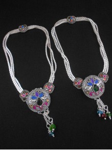 Meena Silver Anklet