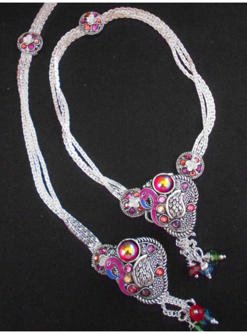 Meena Silver Anklet