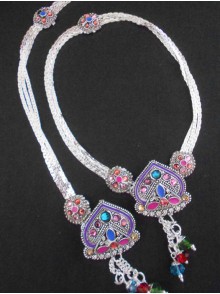 Meena Silver Anklet