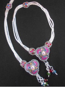 Meena Silver Anklet