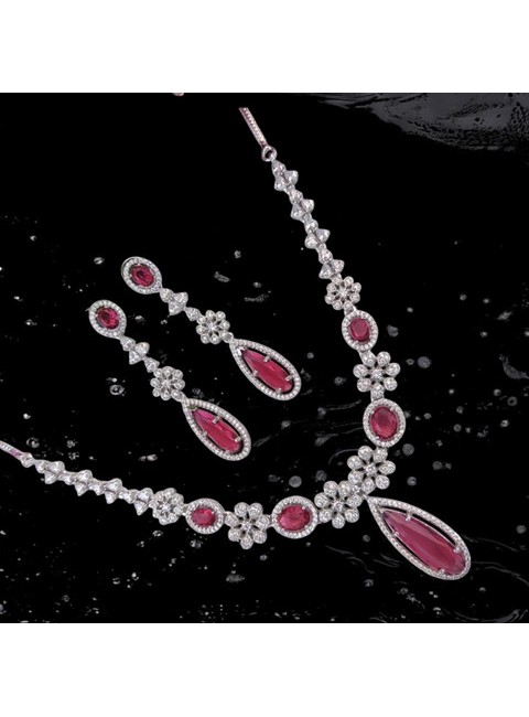 CZ-Necklace Set